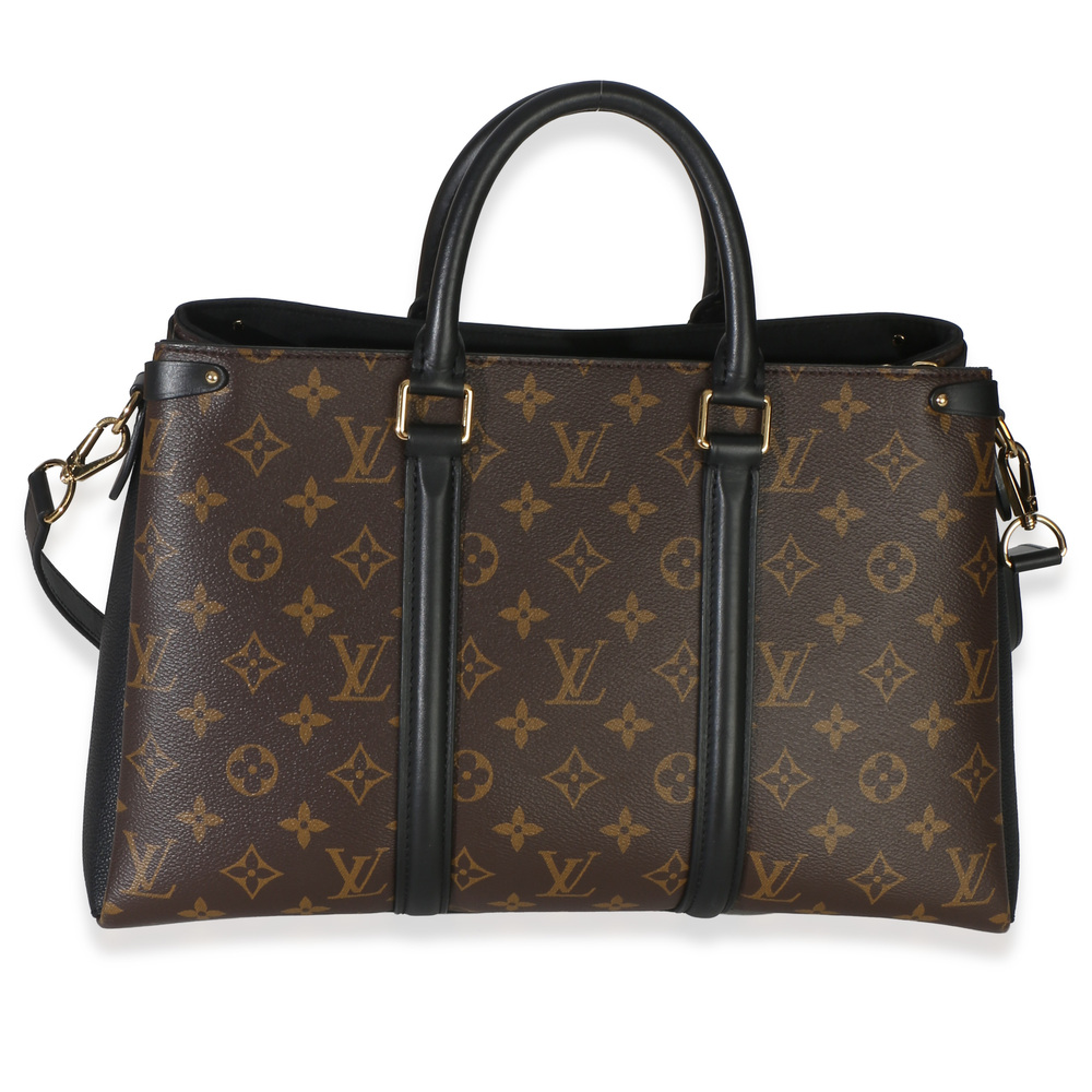 Louis Vuitton Black Monogram Canvas Soufflot MM